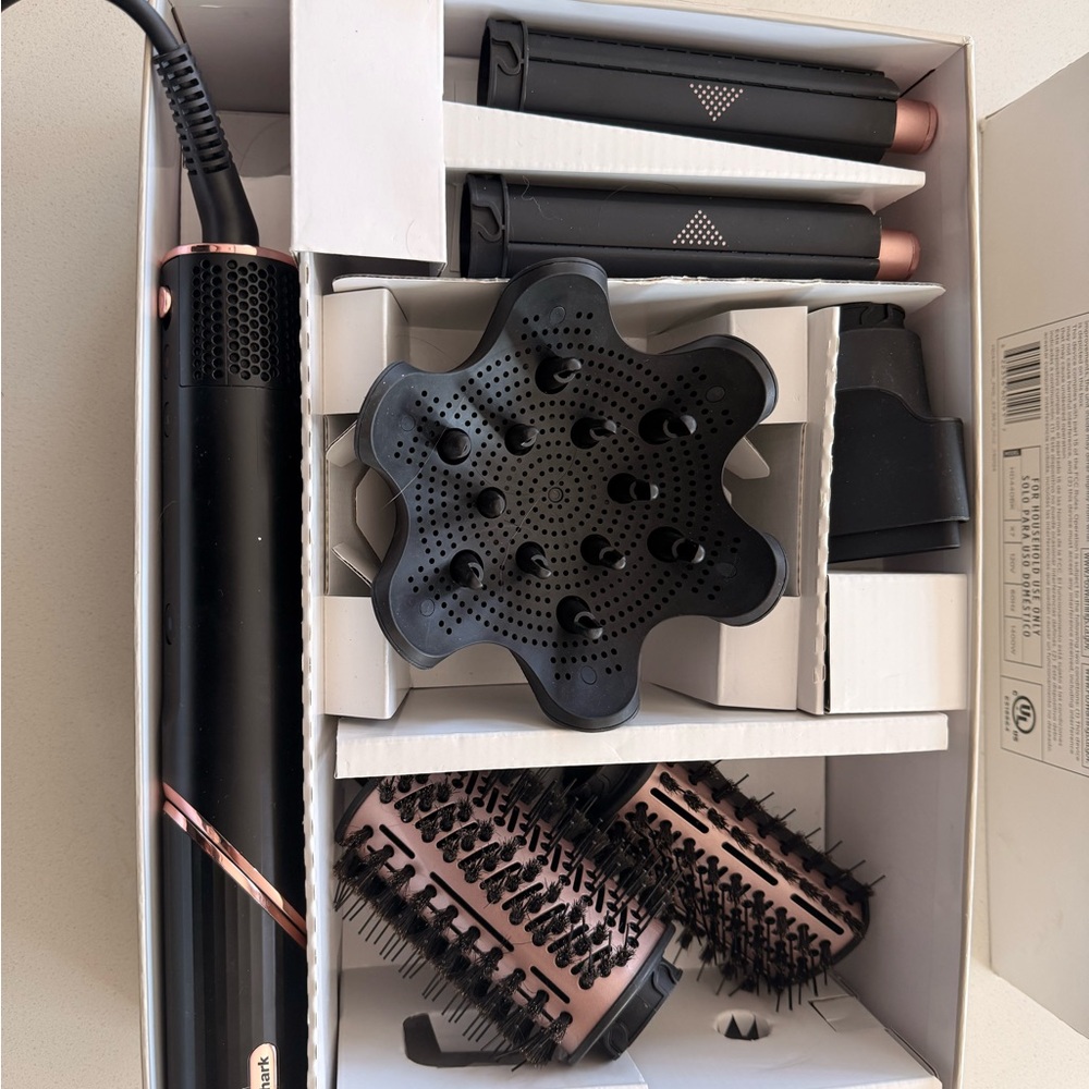 Black and Rose Gold Hair Styling Kit